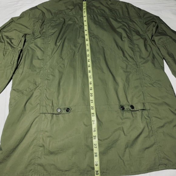 Ralph Lauren RLX Utility Cotton Poplin Jacket XL Green Epaulettes Lightweight - Picture 16 of 16